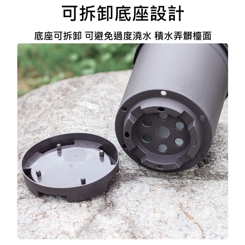 【Fm時尚家居】 花盆 塑膠花盆 透氣盆  蘭花盆  透氣花盆 (含底座)-細節圖6