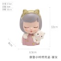 【Fm時尚家居】 多肉花盆 多肉創意花盆 摩登小時代女孩盆器 居家裝飾 花盆-規格圖7