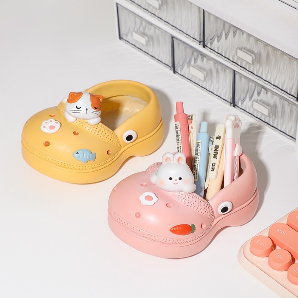 多肉盆栽 多肉花盆 多肉盆器 多肉送禮 洞洞鞋造型花盆 動物創意花盆-細節圖6