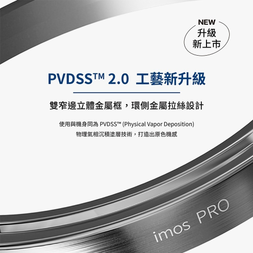 IMOS iPhone15 Pro PVDSS 不鏽鋼系列 藍寶石鏡頭保護鏡 (三顆)