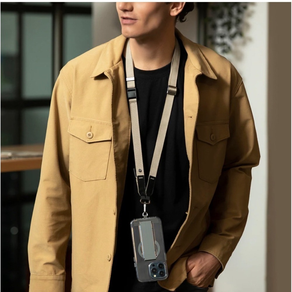 Vista 2合1手機通用掛繩（附墊片）-細節圖2