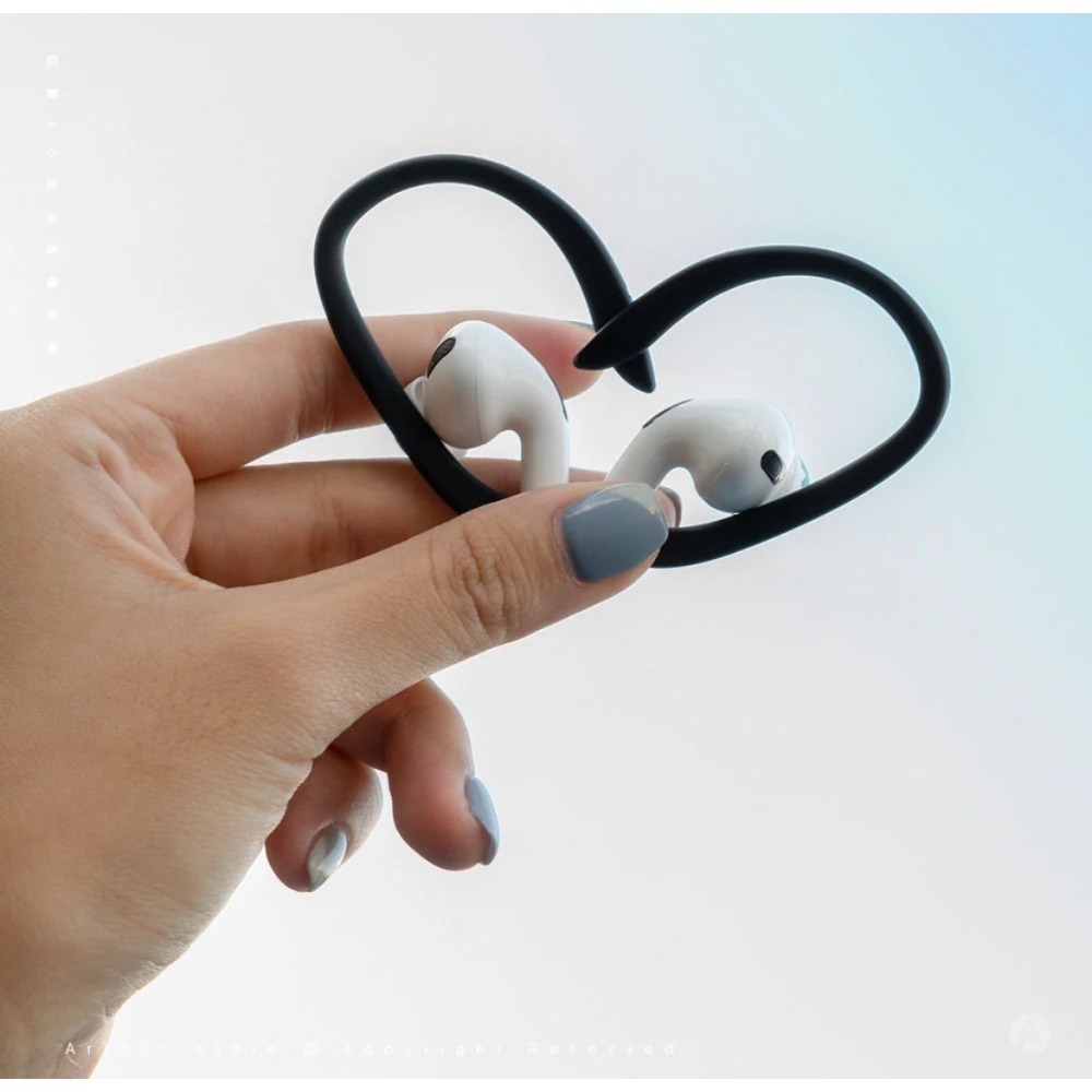 Nexo 耳掛運動液態矽膠藍牙耳機保護套(附登山扣) AirPods Pro 第2代-細節圖5