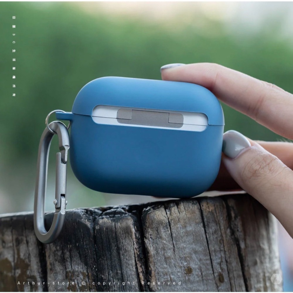 Nexo 耳掛運動液態矽膠藍牙耳機保護套(附登山扣) AirPods Pro 第2代-細節圖8