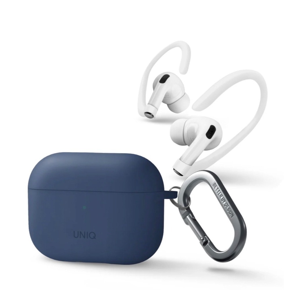 Nexo 耳掛運動液態矽膠藍牙耳機保護套(附登山扣) AirPods Pro 第2代-細節圖9