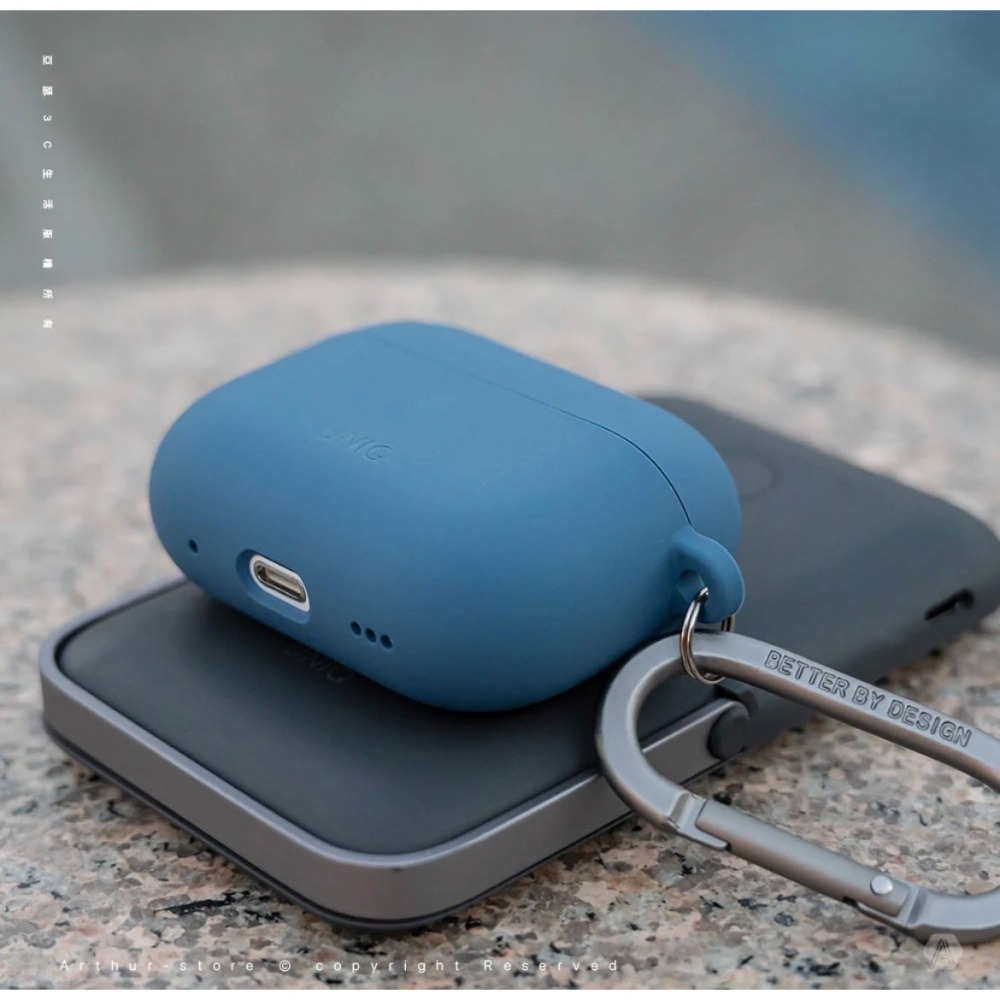 Nexo 耳掛運動液態矽膠藍牙耳機保護套(附登山扣) AirPods Pro 第2代-細節圖11