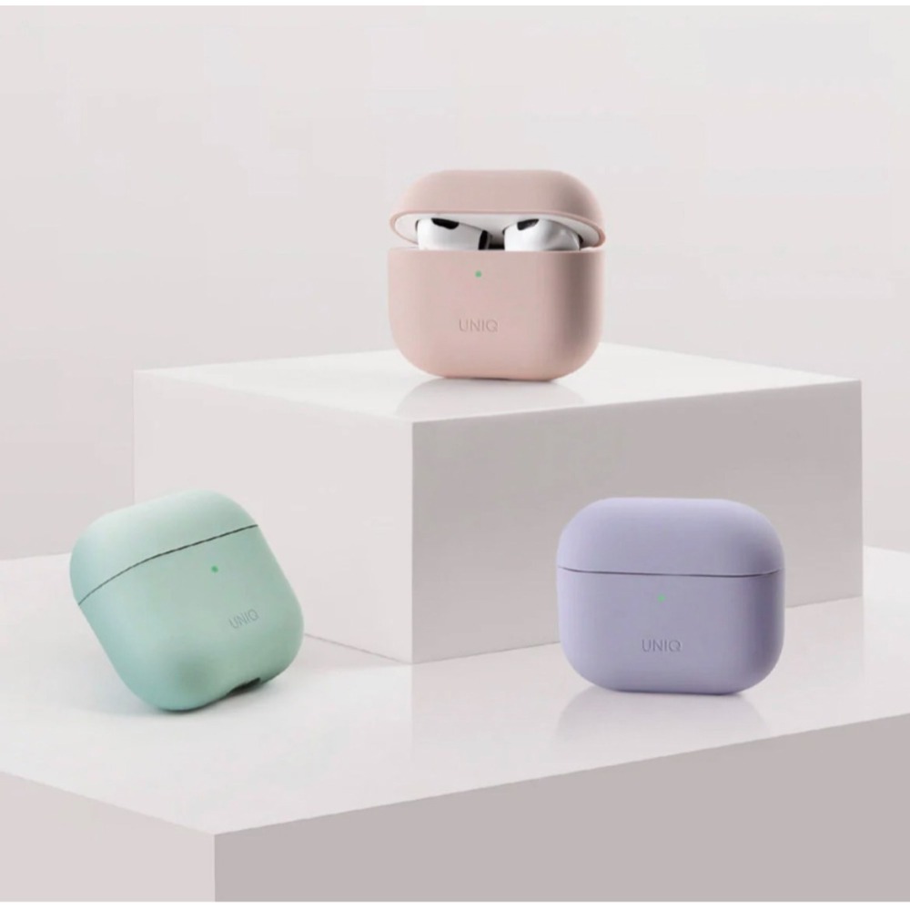 Lino 素色簡約液態矽膠藍牙耳機保護套 AirPods 第3代-細節圖2