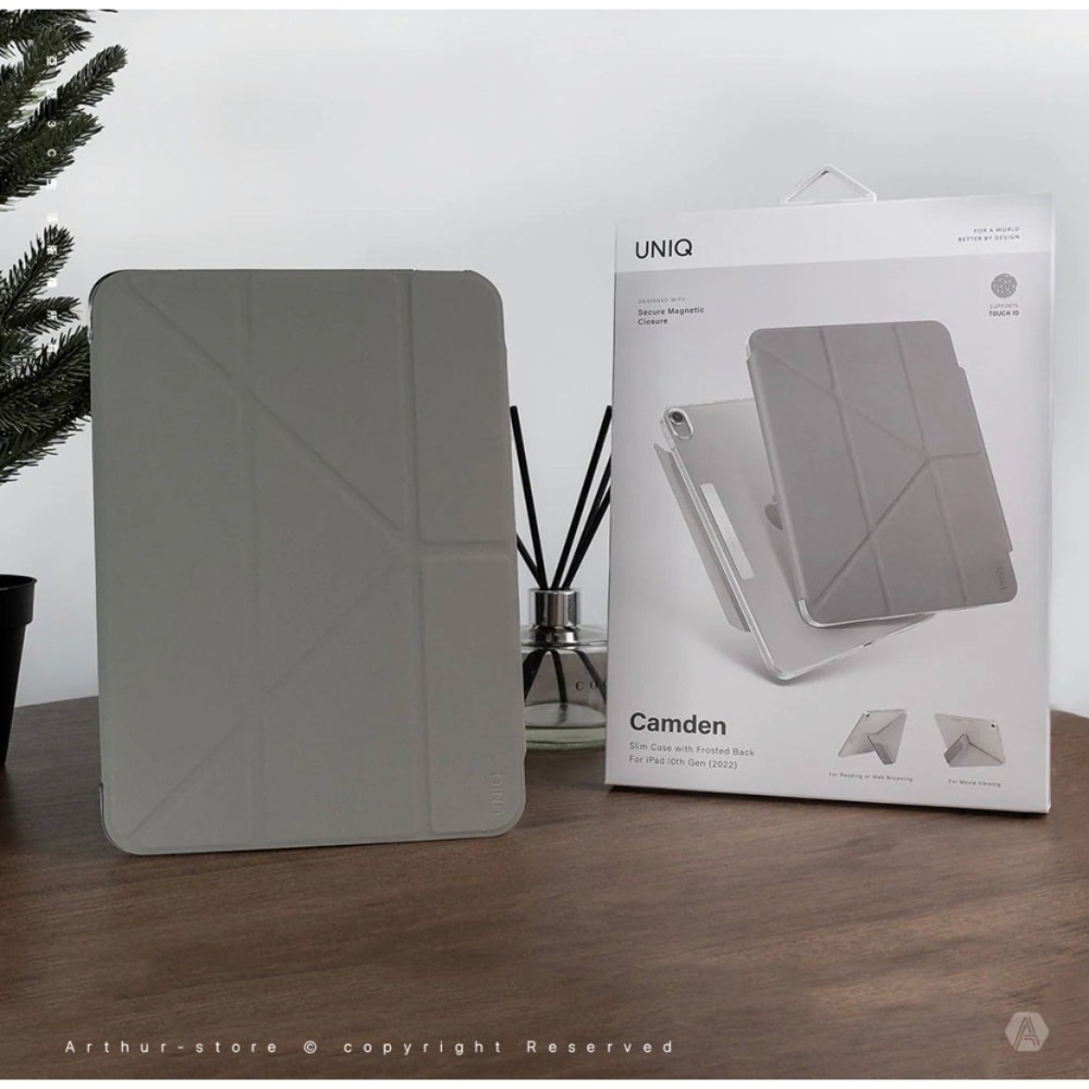 Camden 磁吸設計帶支架多功能極簡透明保護套 iPad 10.9吋 (2022/第10代)-細節圖3