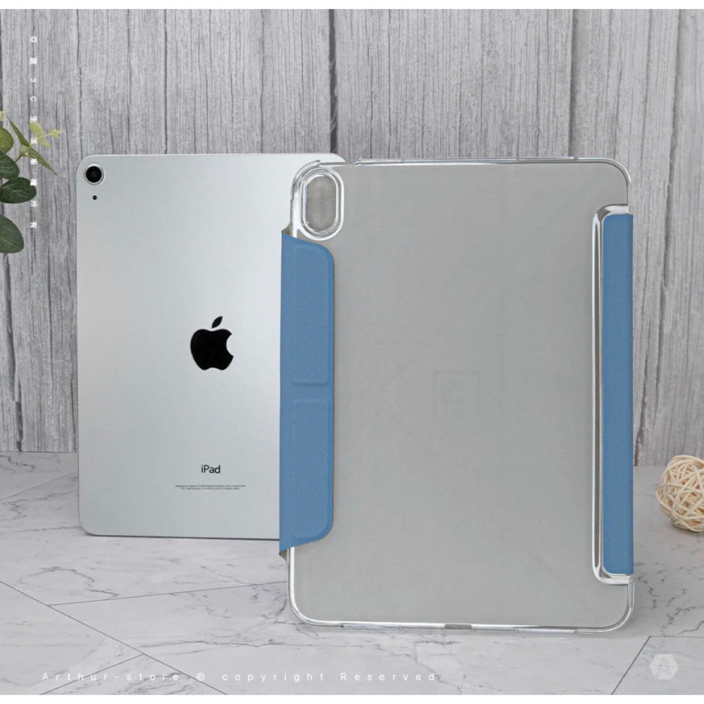Camden 磁吸設計帶支架多功能極簡透明保護套 iPad 10.9吋 (2022/第10代)-細節圖4