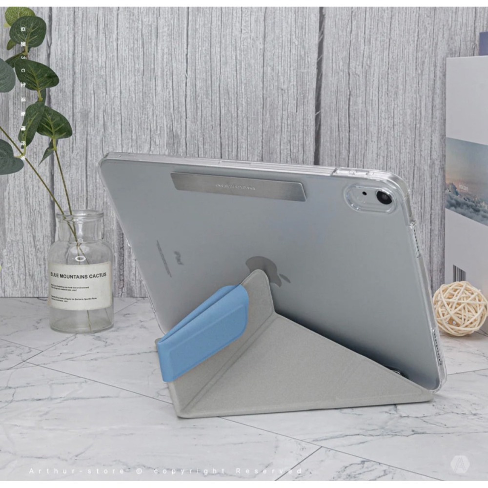 Camden 磁吸設計帶支架多功能極簡透明保護套 iPad 10.9吋 (2022/第10代)-細節圖6