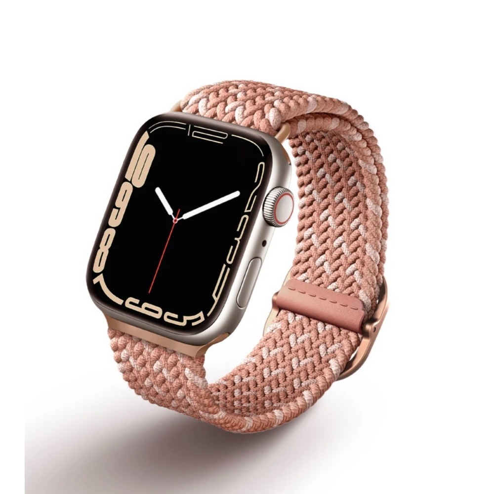 Aspen DE Apple Watch 雙色防潑水高彈力編織單圈錶帶 38/40/41mm & 42/44/45mm-細節圖7