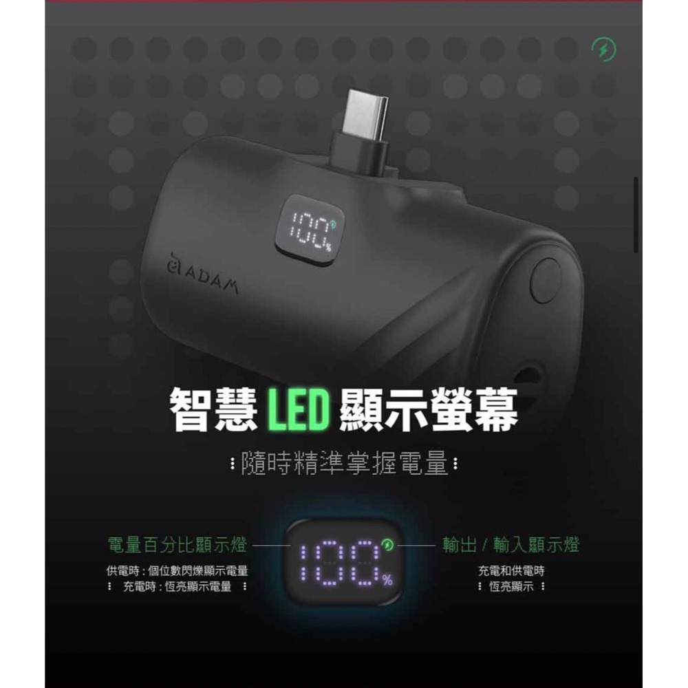 GRAVITY F5L Lightning LED 顯示口袋型行動電源-細節圖6