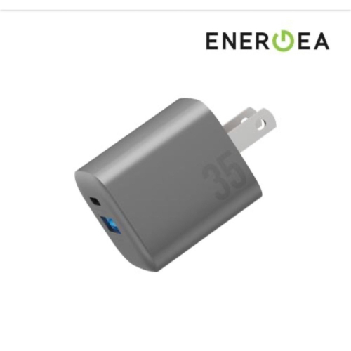 ENERGEA Ampcharge 35W GaN 雙孔快充電源供應器 PD快充 + QC3.0 充電頭