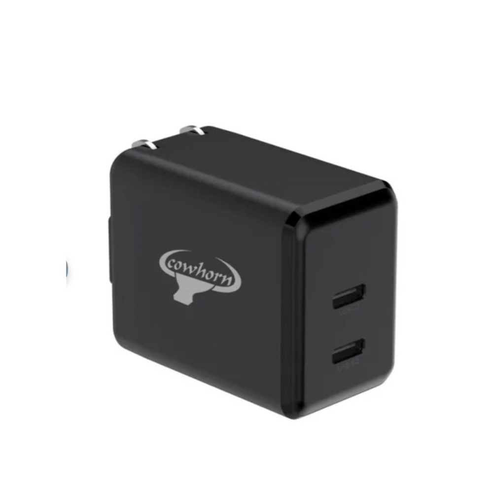 Cowhorn 牛角45W-GaN氮化鎵TypeC+Typec雙TypcPD快充旅充頭台灣BSMI認證-細節圖2