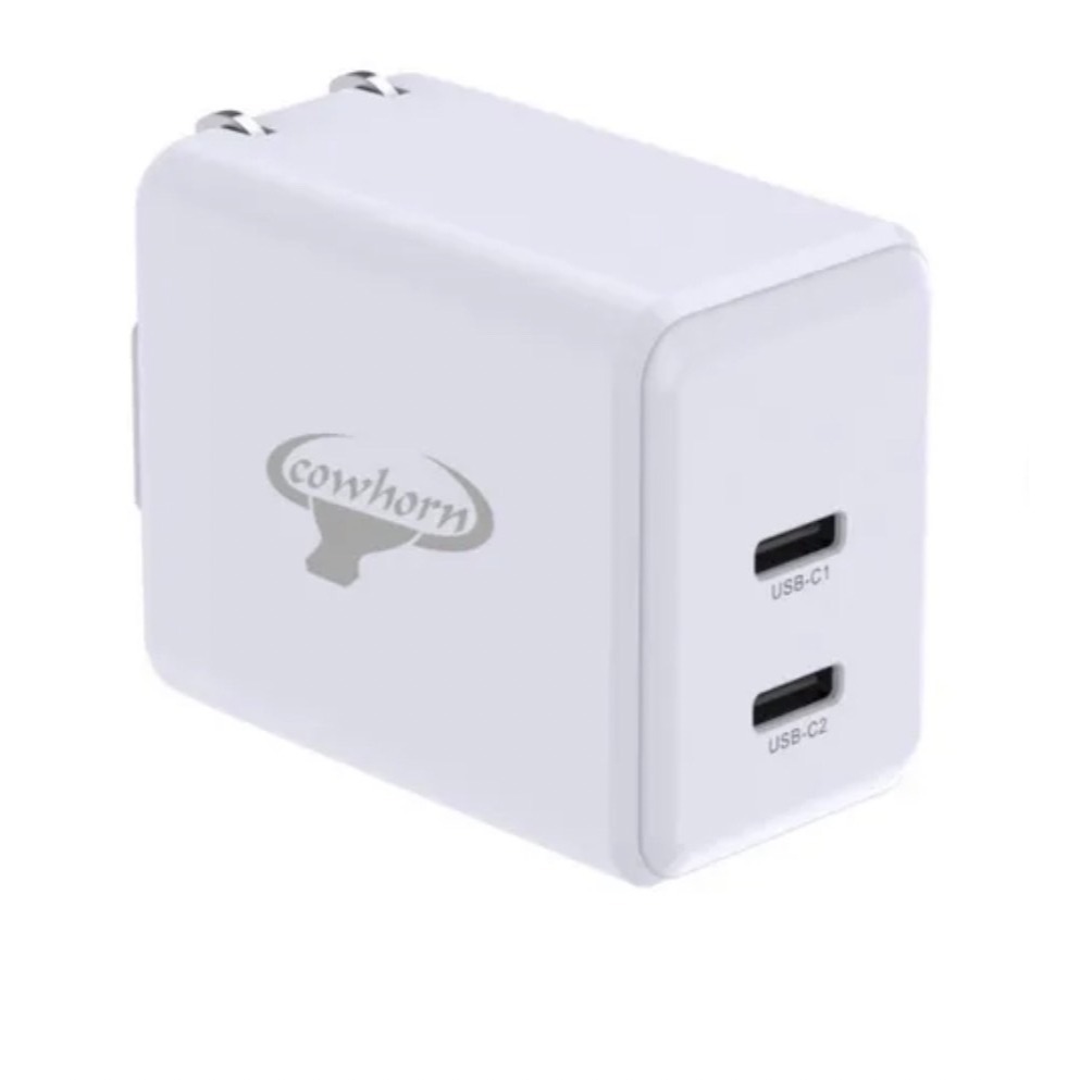 Cowhorn 牛角45W-GaN氮化鎵TypeC+Typec雙TypcPD快充旅充頭台灣BSMI認證-細節圖4