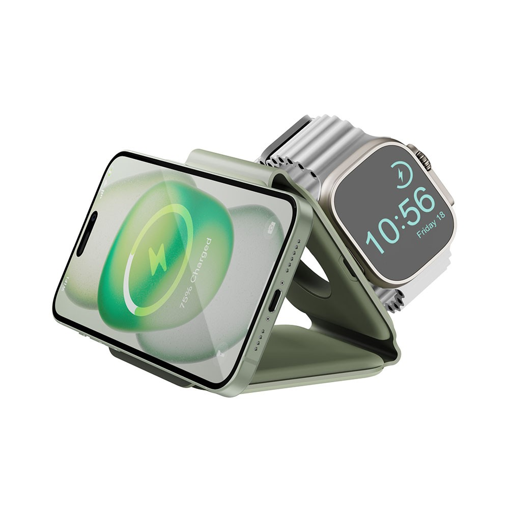 Bazic GoMag Trio Plus 三合一便攜式折疊磁吸無線充電座(適用APPLE設備)-細節圖5