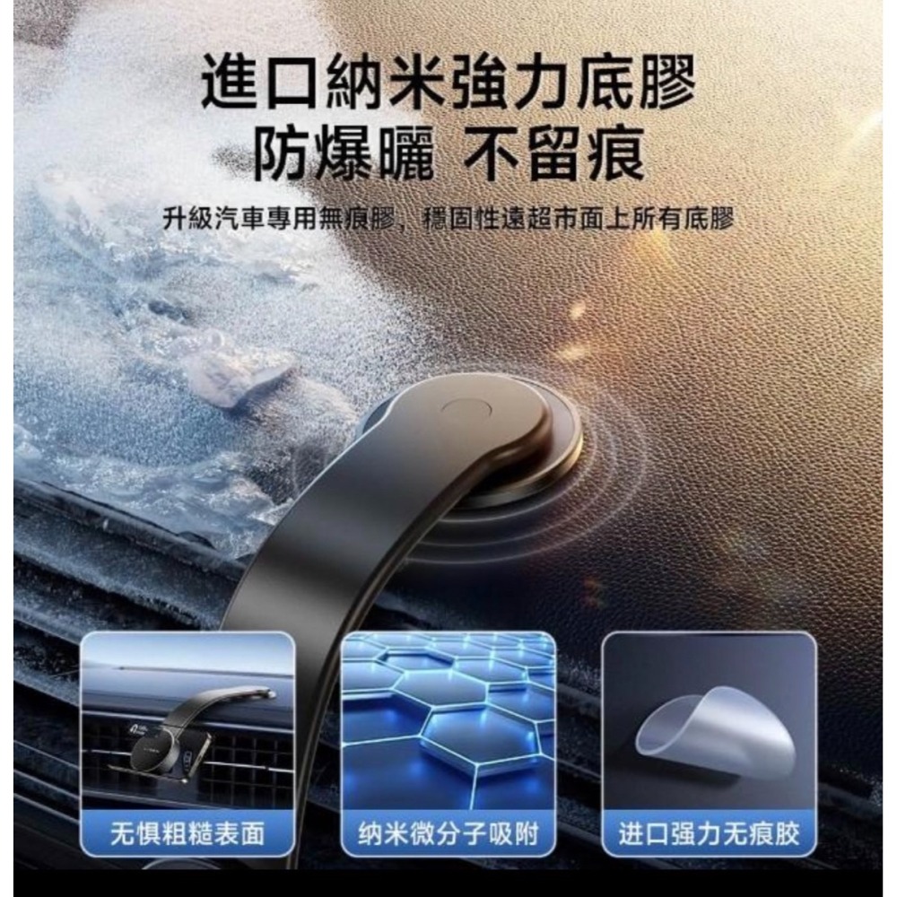Lisen 折叠磁吸手機支架(magsafe/導航支架/磁吸式/任何車款皆適用)-細節圖6