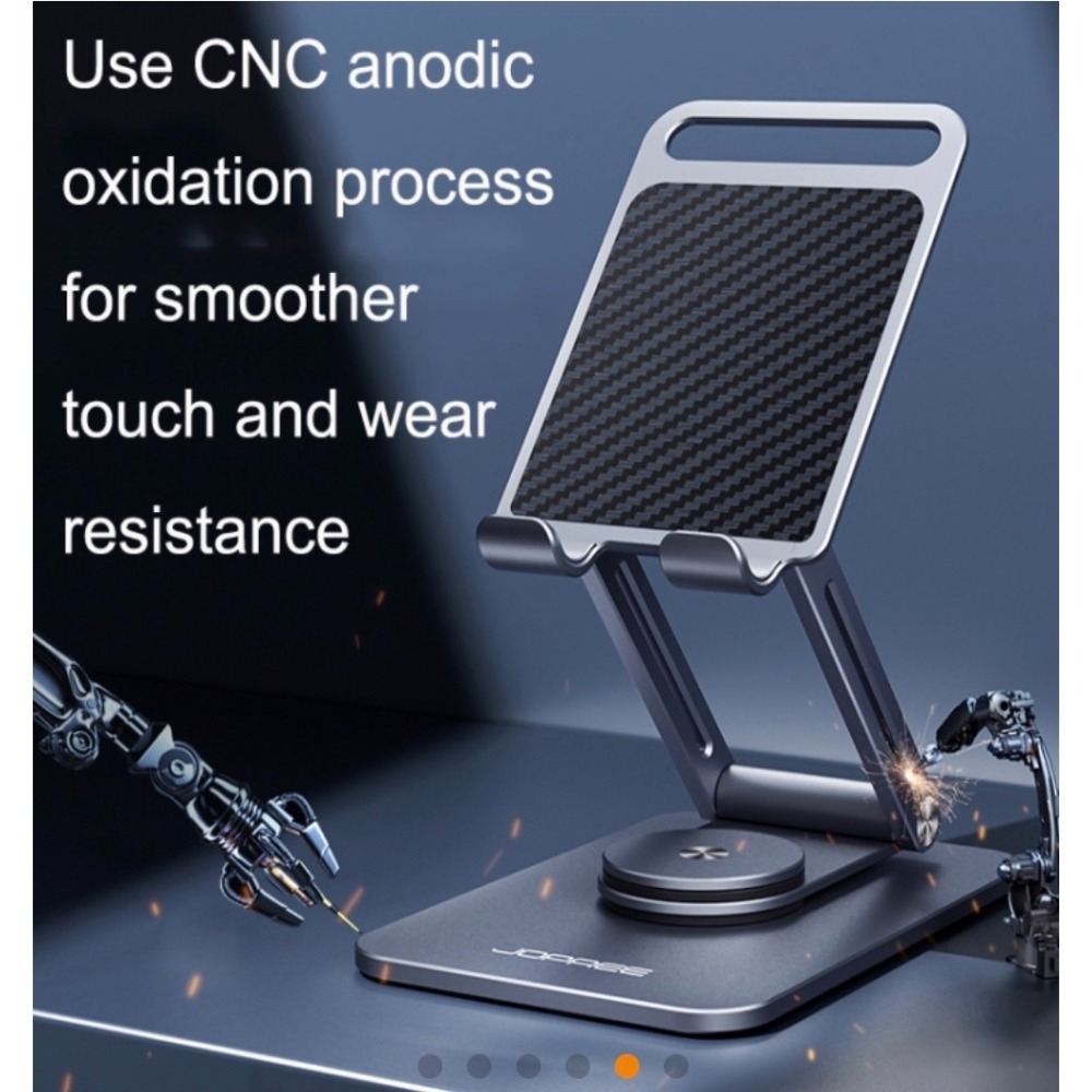 小天 X58 桌面可旋轉鋁合金手機平板支架-細節圖5