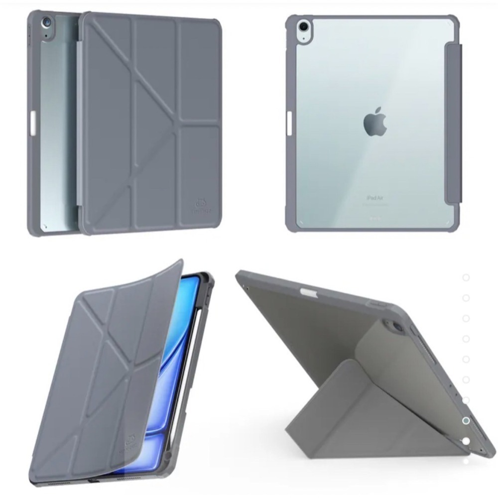Hipporizz  iPad Air 11＂Origo晶透筆槽防摔殼-11＂(2024)10.9＂(2022,2022-細節圖8