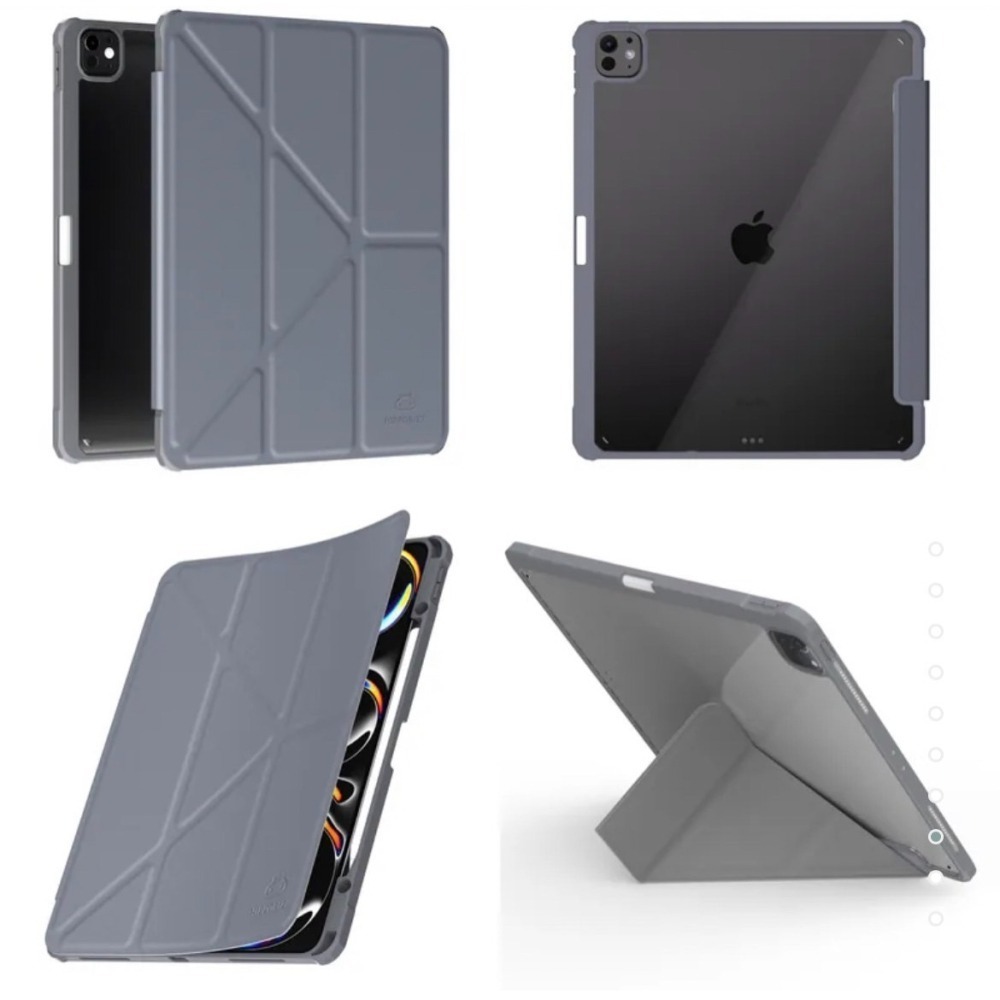 【Hipporizz】iPad Pro 11＂ Origo 晶透筆槽防摔殼-11＂(2024)-細節圖8