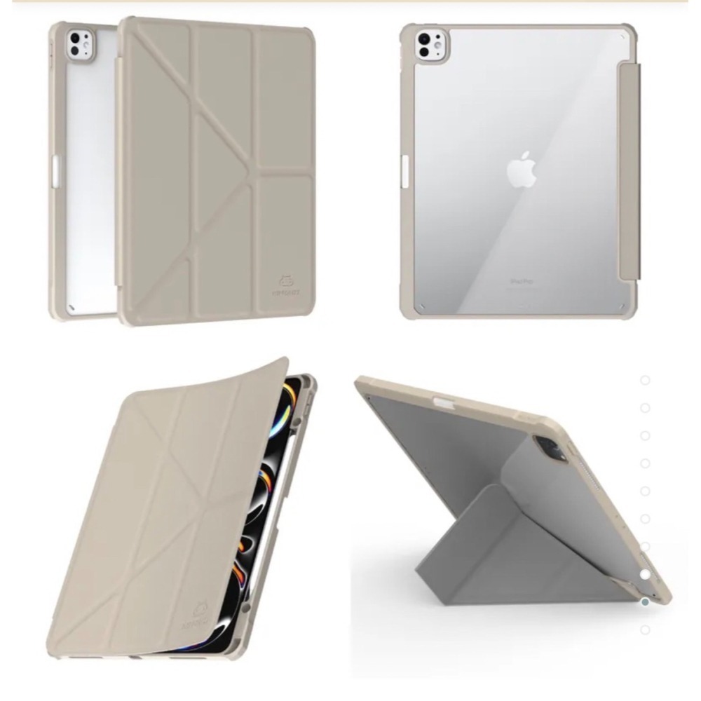【Hipporizz】iPad Pro 11＂ Origo 晶透筆槽防摔殼-11＂(2024)-細節圖9