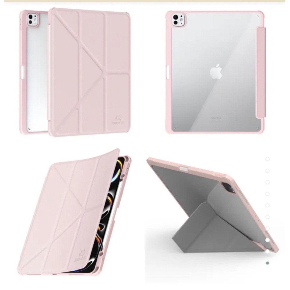 【Hipporizz】iPad Pro 11＂ Origo 晶透筆槽防摔殼-11＂(2024)-細節圖10