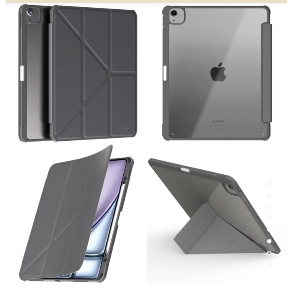 Hipporizz iPad Air 13＂ Origo 晶透筆槽防摔殼-13＂ (2024) iPad Pro12.9-細節圖7