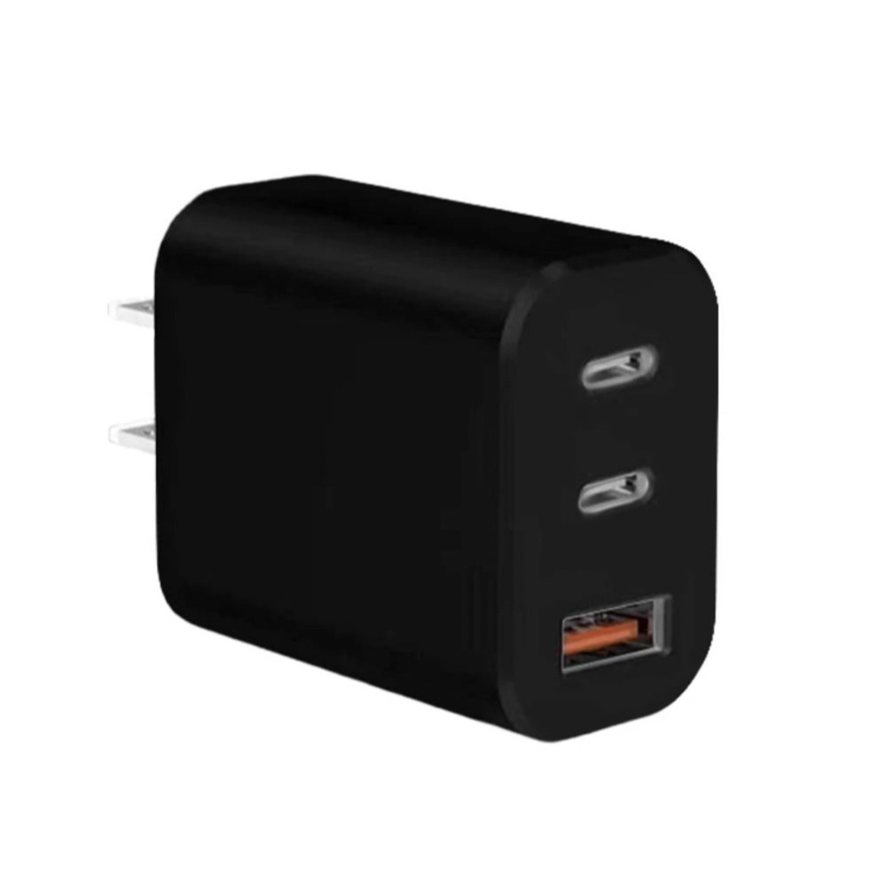 氮化鎵3孔33W 充電器 急速充電 三孔可同時充電 2PD+QC Type-C USB BSMI認證-規格圖8