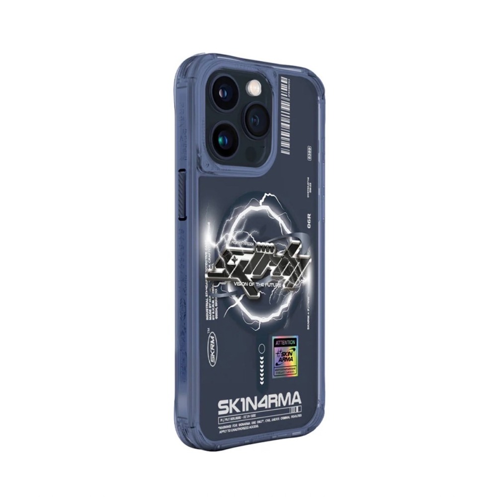 SKINARMA 日本東京 Bolt 閃電漩渦磁吸防摔手機殼 附掛繩環 iPhone 15 Pro / Pro Max-細節圖7