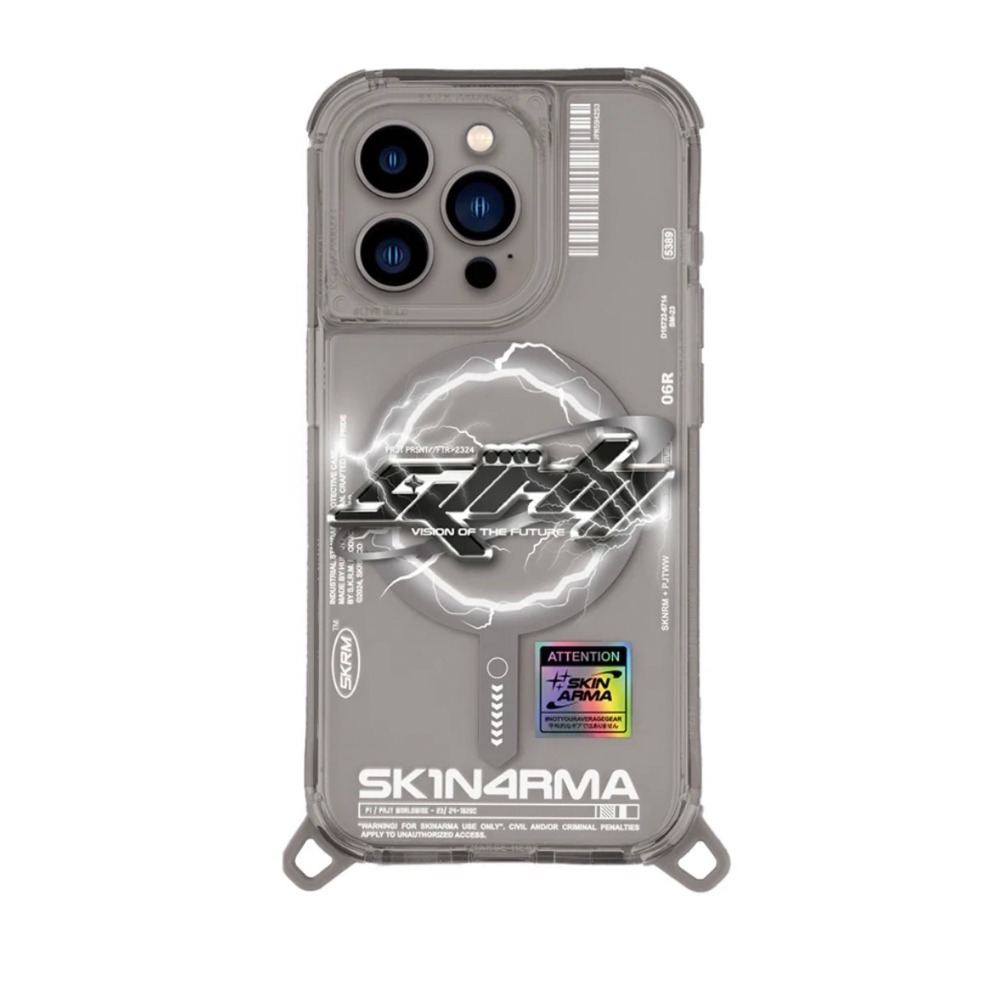 SKINARMA 日本東京 Bolt 閃電漩渦磁吸防摔手機殼 附掛繩環 iPhone 15 Pro / Pro Max-規格圖10