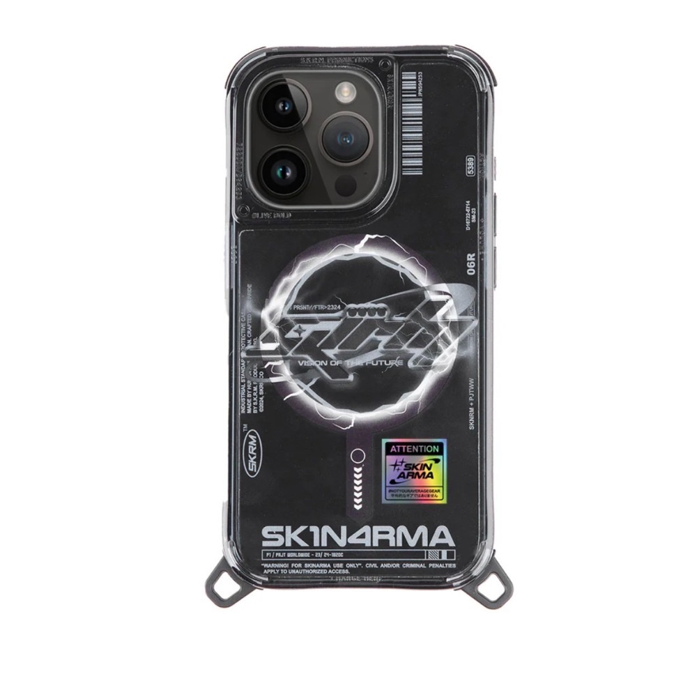 SKINARMA 日本東京 Bolt 閃電漩渦磁吸防摔手機殼 附掛繩環 iPhone 15 Pro / Pro Max-規格圖10
