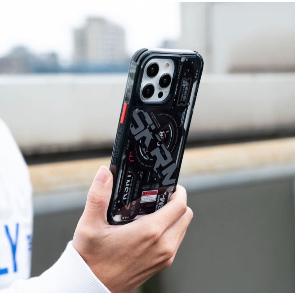 SKINARMA 日本東京 EKHO 品牌電路板磁吸防摔手機殼 附掛繩環 iPhone 15 Pro / Pro Max-細節圖4