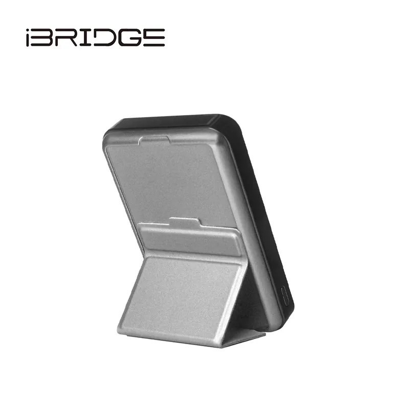 【iBRIDGE】10000mAh 磁吸支架式行動電源 藍黑雙色款 (IBM001)-細節圖7