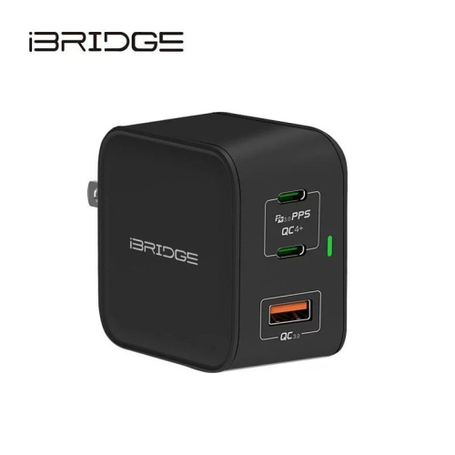 【iBRIDGE】GaN 65W 3Ports充電器(IBC010)