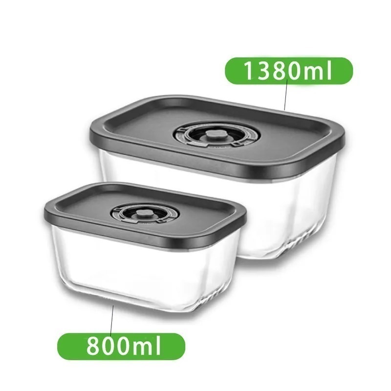 【ZERO | 零式創作】SPACEBOX+ 雙層真空保鮮盒 (800ml / 1380ml)-細節圖3