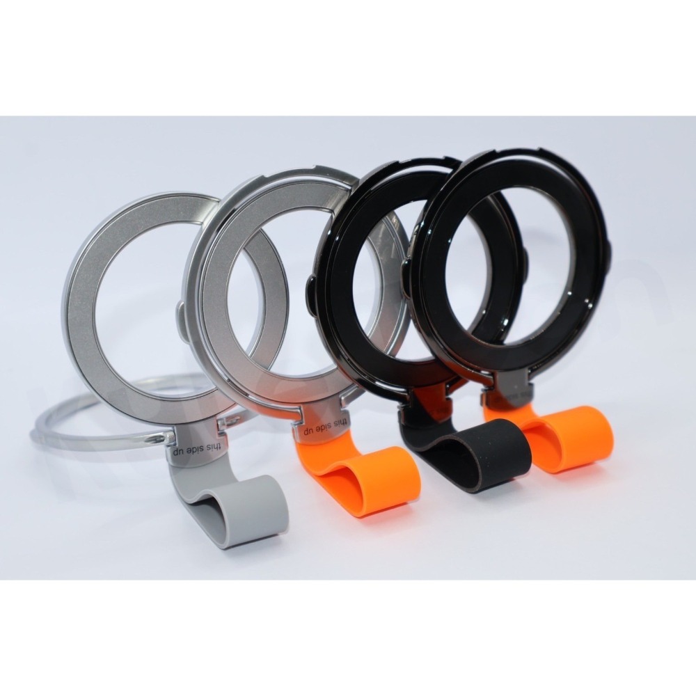 Magasafe磁吸支點環支架 強磁吸手機支架 支援無線充 磁吸環支架 金屬磁吸指環支架 手機/平板通用-細節圖2