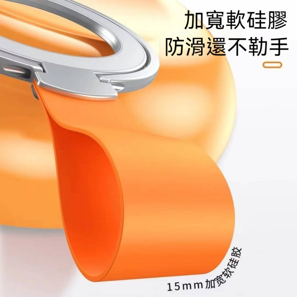 Magasafe磁吸支點環支架 強磁吸手機支架 支援無線充 磁吸環支架 金屬磁吸指環支架 手機/平板通用-細節圖3