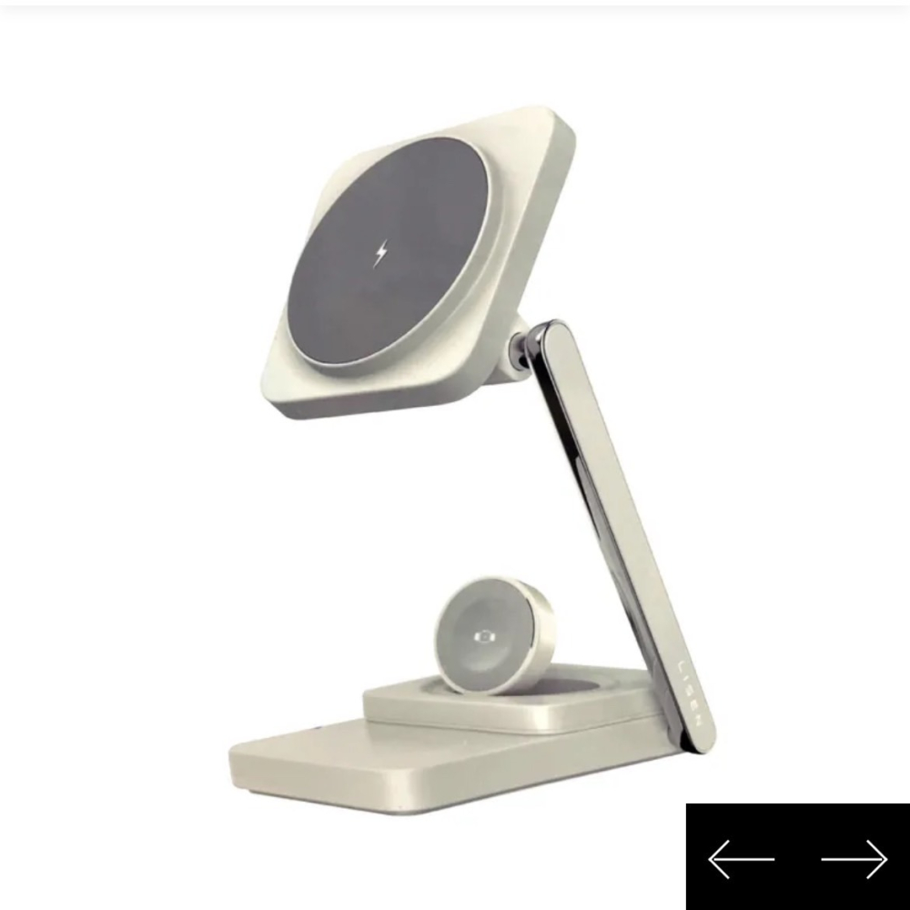 【Lisen】桌面三合一無線充摺疊支架-細節圖2