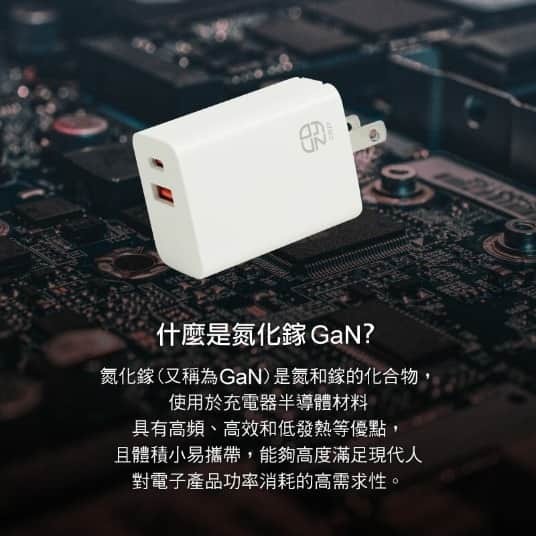 GAN氮化鎵 摺疊雙孔充電器 47W-細節圖4