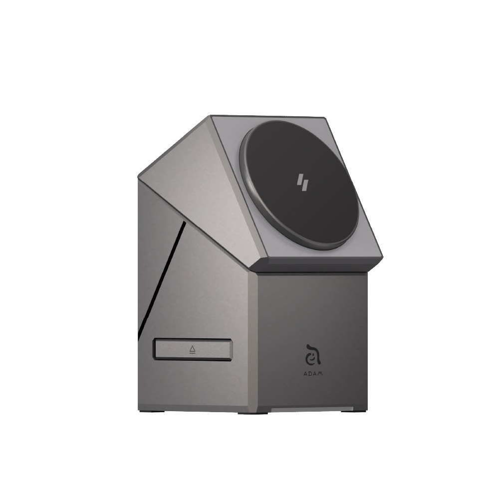 Mag Qube Qi2 立方體智慧型三合一旅行磁吸無線充電座 鈦-細節圖6