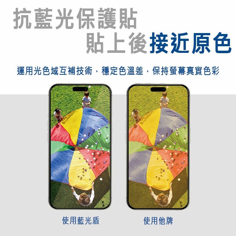 藍光盾® iPhone 16系列【抗反射AR高透亮面】抗藍光玻璃保護貼-細節圖3