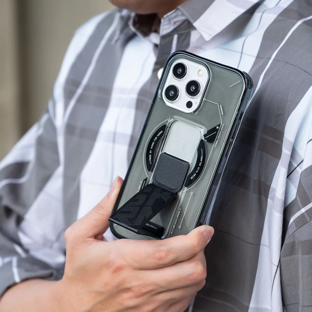 Helio 磁吸支架防摔手機殼 附掛繩環 iPhone 16 Pro / Pro Max-細節圖2