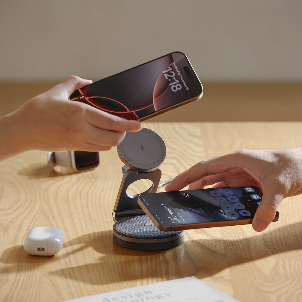 Mag 360 Qi2 雙15W三合一旅行磁吸無線充電座-細節圖6