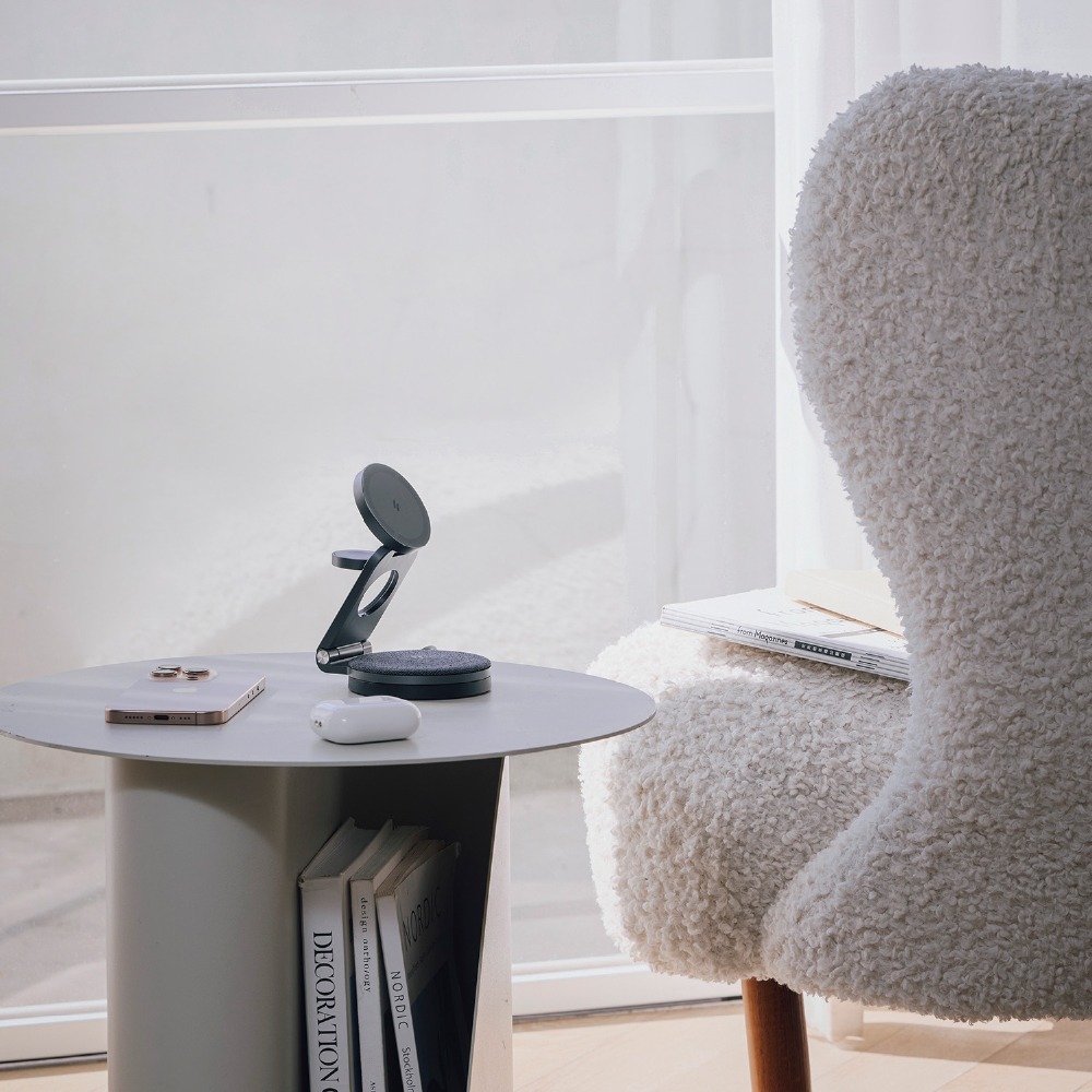 Mag 360 Qi2 雙15W三合一旅行磁吸無線充電座-細節圖7