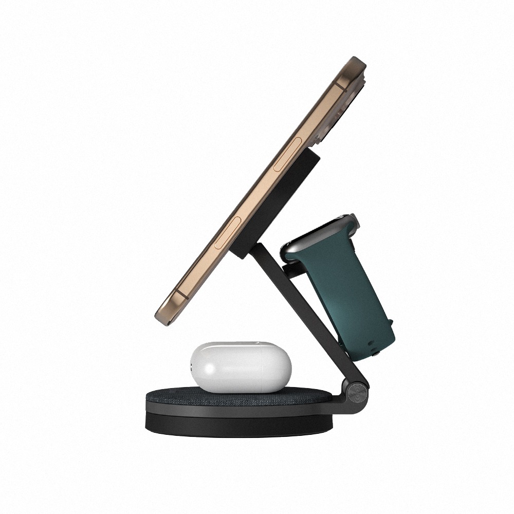 Mag 360 Qi2 雙15W三合一旅行磁吸無線充電座-細節圖10