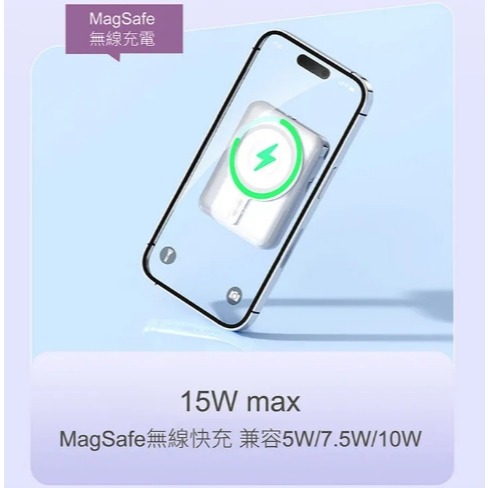 KooPin10000mAh可拆式自帶線+MagSafe 磁吸三用快充行動電源 Apple Watch /AirPods-細節圖4