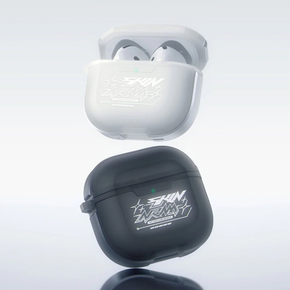 Kinzoku 塗鴉藝術耳機收納保護套(附掛鉤) AirPods 第4代-細節圖2