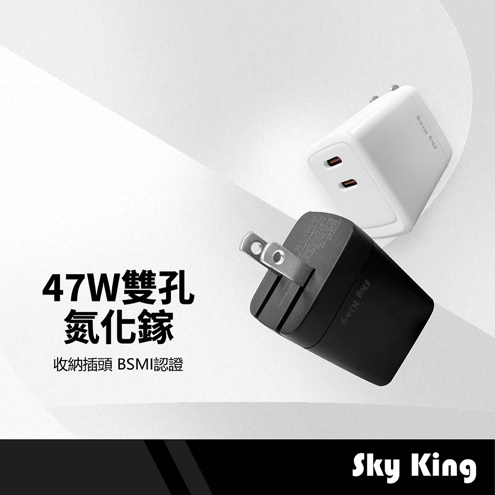 雙孔氮化鎵快充頭 Type-C 折疊插頭 收納方便 小巧便攜 雙PD充電頭 BSMI認證 支援i16系列-細節圖3
