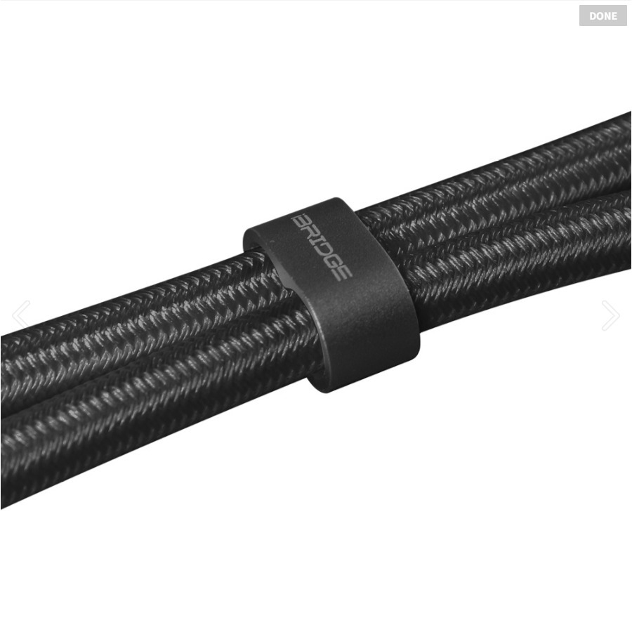 【iBRIDGE】編織掛繩急速充電線-140cm (IBA009)-細節圖4