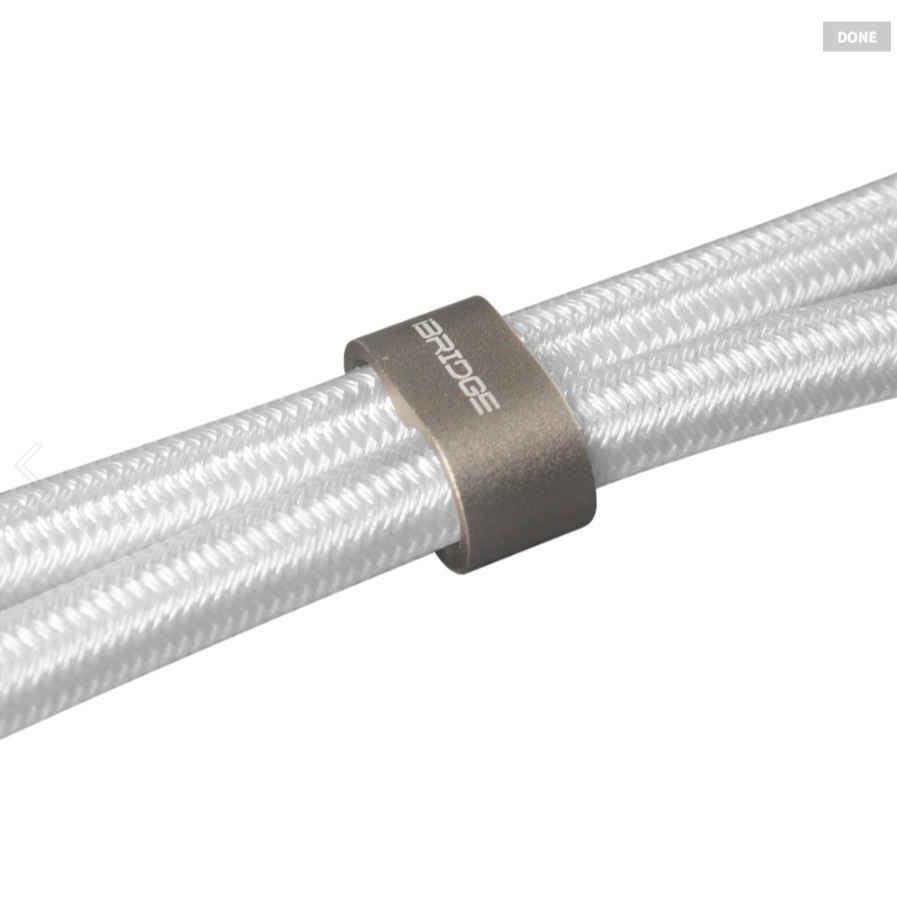 【iBRIDGE】編織掛繩急速充電線-35cm (IBA009)-細節圖6