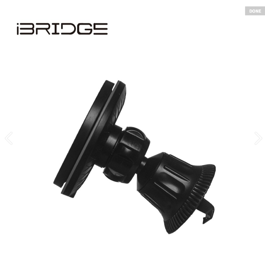 【iBRIDGE】15W磁吸式透明車載無線充電器 (IBW018)-細節圖2